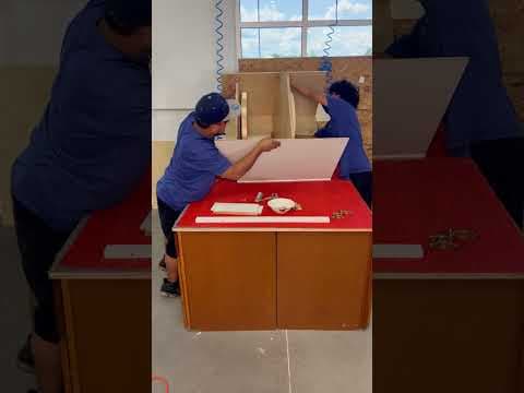 Lazy Susan Cabinet Assembly