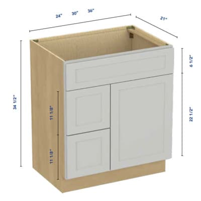 Verona Cream Wood White - VSD3021L