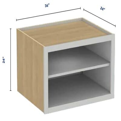 Verona Cream Wood White - W362424BOX