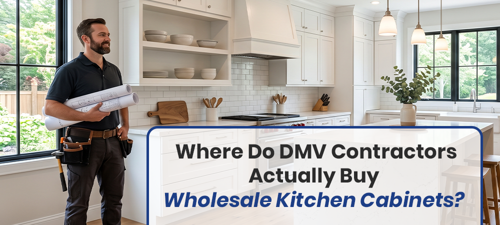 Wholesale kitchen cabinet sourcing options for DMV contractors in Maryland DC and Virginia by Savannah Cabinetry